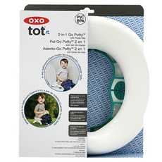 OXO tot 隨行兩用小馬桶, 附旅行袋, 靚藍綠, 1個