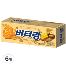 해태제과 버터링 소프트, 86g, 6개