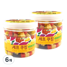 인네이쳐 셰프쿠킹 강아지 통간식 400g, 소고기 + 치즈 + 고구마 혼합맛, 6개