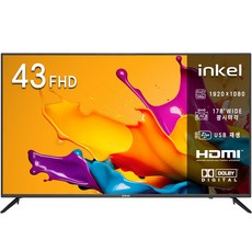 [10% 환급가전] 인켈 FHD TV, 108cm(43인치), SD430HK, 스탠드형, 고객직접설치