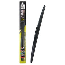 雨盾 超撥水鍍膜三節式矽膠雨刷 24吋, 日本矽膠 原廠品質, 耐用強度2倍