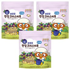 Pororo 淘氣小企鵝 一口捲心酥 藍莓口味, 60g, 3包