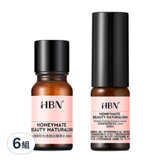 HBN 早C晚A水乳體驗組 - 發光水特證版10ml + 精華乳2.0 10ml, 6組