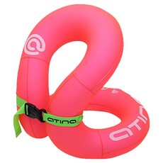 aTIna 充氣游泳浮力背心 80kg適用, Pink