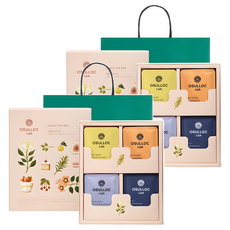 OSULLOC 可愛茶盒禮盒組, 伯爵茶 3p+濟州橘子 3p+紅茶 3p+月光漫步 3p, 2組