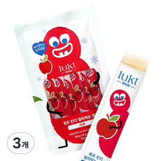LUKT 킨디 얼려먹는 젤리 10p, 200g, 3개, 사과
