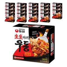 농심 생생야끼우동 화끈한 맛, 251g, 20개