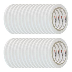 엠파이어 산업용 양면테이프 7mm x 20m, 화이트 반투명, 30개입