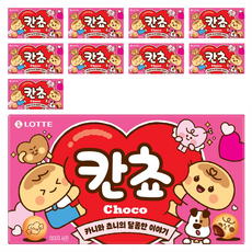 롯데웰푸드 칸쵸 초코, 54g, 10개