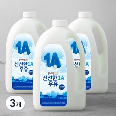 곰곰 신선한 우유, 2.3L, 3개