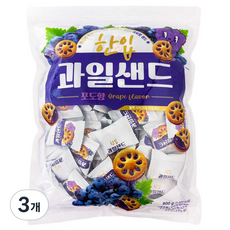 한입 과일 샌드 포도향, 800g, 3개