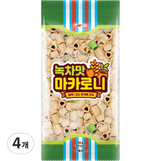 청우 녹차맛 마카로니, 155g, 4개