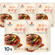 쿡앤핏 갈비 육개장, 400g, 10개