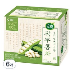 순작 작두콩차, 0.8g, 40개입, 6개
