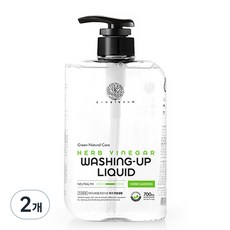 아이너바움 허브식초 아기 주방세제 허브가든, 700ml, 2개