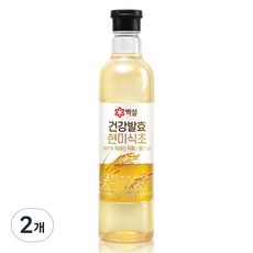 백설 건강발효 현미식초, 2개, 800ml