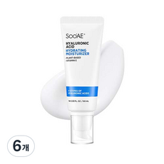 클린스토리수애 히알루론산 하이드레이팅 모이스처라이저, 60ml, 6개