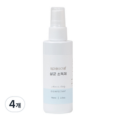 엄마랑아기랑 살균 소독제, 70ml, 4개