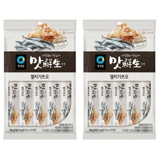 청정원 맛선생 멸치가쓰오 스틱, 80g, 2개