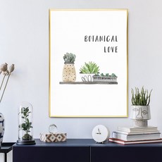 꽃수채화액자세트