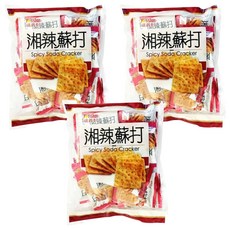 福義軒 湘辣蘇打餅, 香辣酥脆, 獨立小包裝, 306g, 3袋