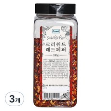 foodi 크러쉬드 레드페퍼, 240g, 3개