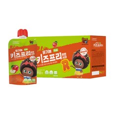 풀무원 유기농 어린이주스 키즈프리 튼튼사과, 100ml, 10개