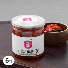 오늘식탁 강경 가리비젓, 250g, 6개