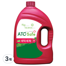 아토세이프 액체세제 본품, 3L, 3개