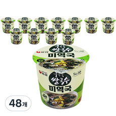 후루룩 쌀국수 미역국, 74g, 48개