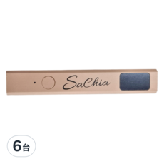 Sachianail 莎夏 金屬手持一字美甲燈 附Type-C充電線 UV/LED雙光源 4顆燈珠 8W, YNH-007, 6台