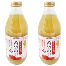 JA 青森農協 希望的雫蘋果汁, 1L, 2瓶