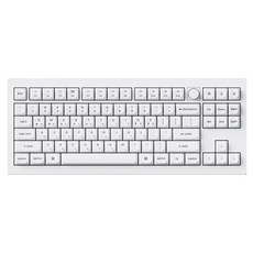 키크론 V3 MAX RGB 기계식 핫스왑 유무선 텐키리스 키보드, 화이트, V3M-F8, 갈축