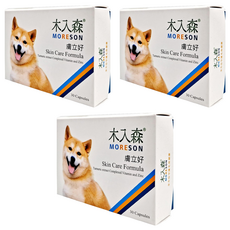 MORESON 木入森 膚立好保健膠囊, 適用皮膚問題 穩定膚況 緩解體味 獸醫推薦, 30顆, 3盒