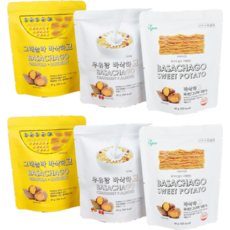 바삭한 녀석들 바삭하고 40g x 2p + 우유랑 40g x 2p + 그래놀라 40g x 2p 세트, 1세트