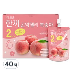 더존건강 더조은 한끼곤약젤리 복숭아 10개입, 150g, 40개