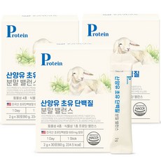 온유바이오 산양유 초유 단백질 분말 밸런스 30p, 60g, 3개