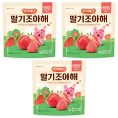 아이배냇 딸기조아해 간식, 12g, 3개