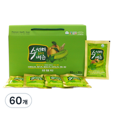 구록원 수세미 도라지 배즙 건강즙, 90ml, 60개 60개, 90ml
