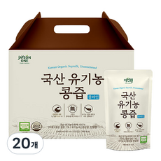  자연원 유기농 콩즙 플레인, 190ml, 20개 