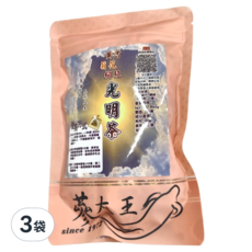 蔘大王 黃耆菊花枸杞光明茶包 3D立體茶包設計, 6g, 10包, 3袋