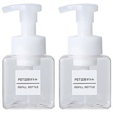알럽홈 컬러 펌프 용기 250ml, 투명, 2개