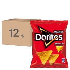 Doritos 多力多滋 玉米片 超濃起司, 68g, 12包