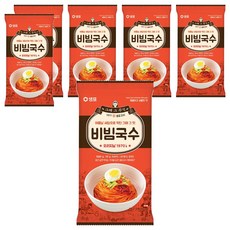 샘표 비빔국수, 135g, 6개