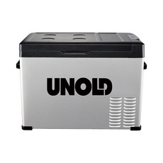 [쿠팡수입] 우놀드 차량용 캠핑 냉장고 40L, UP-489926, 블랙 + 실버
