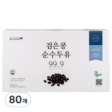 바디랩 검은콩 순수 두유 99.9, 185ml, 80개