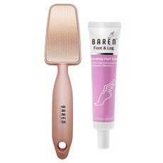 바렌 핑크 글라스 발각질제거기 + 힐밤 40ml 세트, 1세트