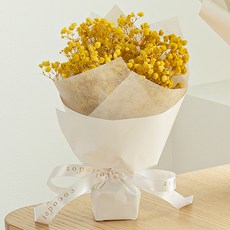 COCODOR 珂珂朵爾 不凋謝的鮮花乾燥花束 小, 黃色
