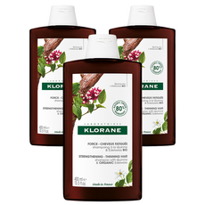KLORANE 蔻蘿蘭 養髮強韌洗髮精, 400ml, 3瓶