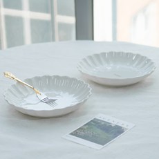 Syracuse CHINA Freeze系列陶瓷盤 7.5吋, 白色, 2個